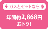 ガスとセットなら年間約1,884円おトク！